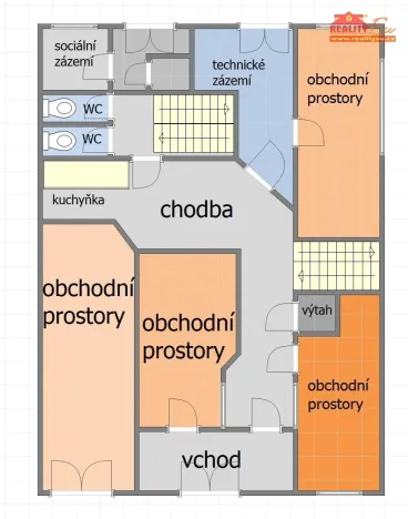 Pronájem obchodního prostoru, Nové Město nad Metují, Komenského, 72 m2