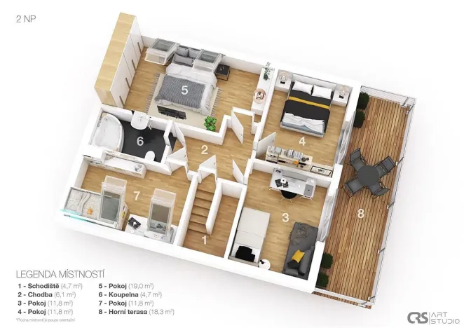 Prodej rodinného domu, Mikulov, Dukelská, 173 m2