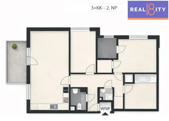 Prodej bytu 3+kk, Praha, Symfonická, 89 m2