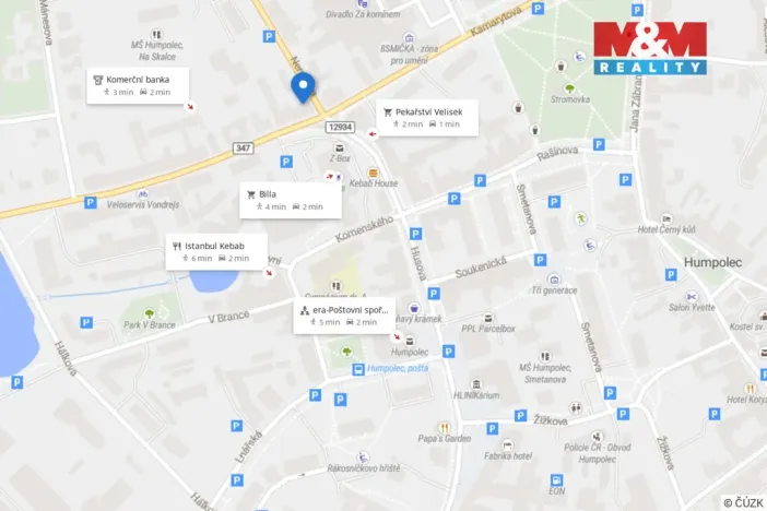 Pronájem obchodního prostoru, Humpolec, Nerudova, 68 m2