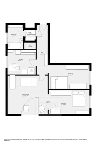Pronájem bytu 3+1, Praha - Dejvice, Kozlovská, 77 m2