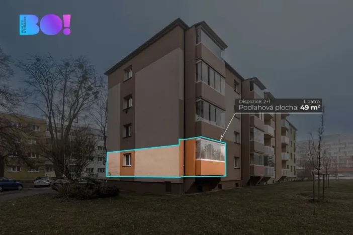 Prodej bytu 2+1, Ostrava, Samoljovova, 49 m2