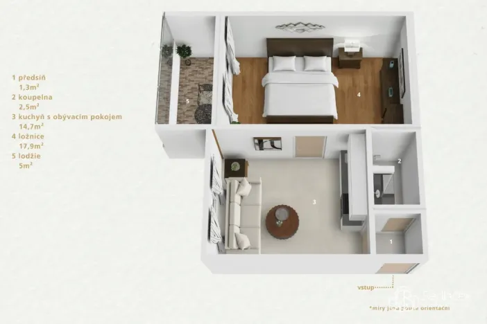 Prodej bytu 1+1, Sokolov, Švabinského, 38 m2