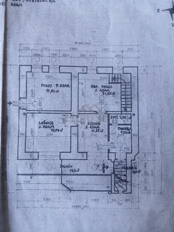 Prodej vícegeneračního domu, Kostelec nad Labem, nám. Komenského, 369 m2