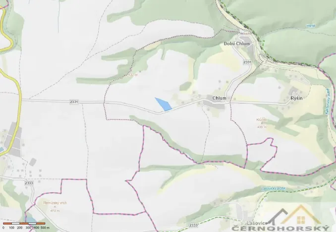 Prodej pole, Pavlíkov - Chlum, 13563 m2