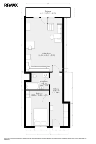 Pronájem bytu 2+kk, Praha - Libeň, Českomoravská, 59 m2