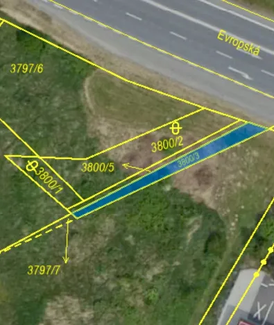 Prodej komerčního pozemku, Příbram, Evropská, 5208 m2