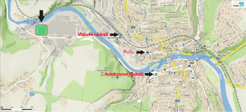 Pronájem kanceláře, Ledeč nad Sázavou, Podolí, 100 m2