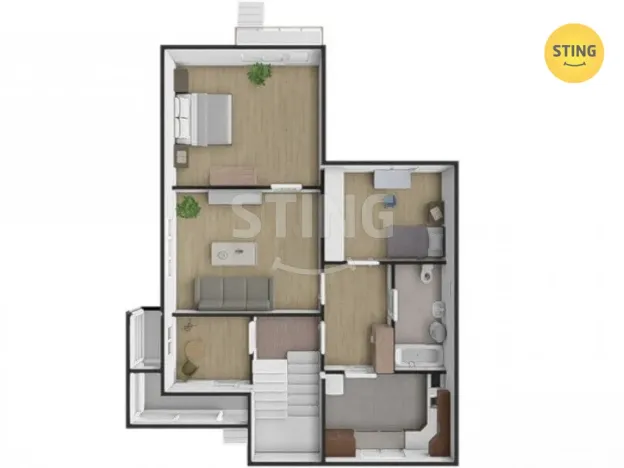 Pronájem rodinného domu, Opava, Ovocná, 90 m2