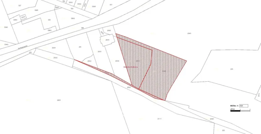 Prodej pozemku, Ostrava - Slezská Ostrava, Na Najmanské, 2676 m2