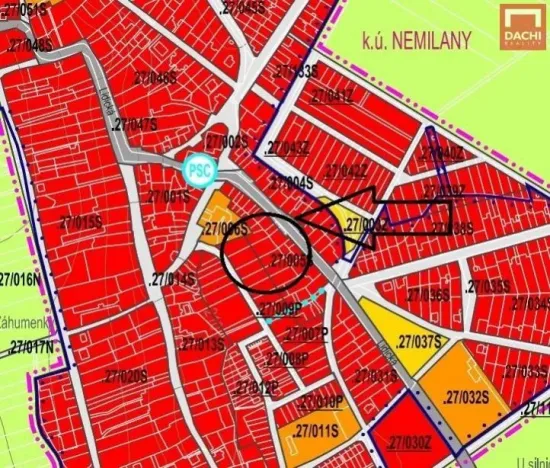 Prodej zahrady, Olomouc, Lidická, 1080 m2