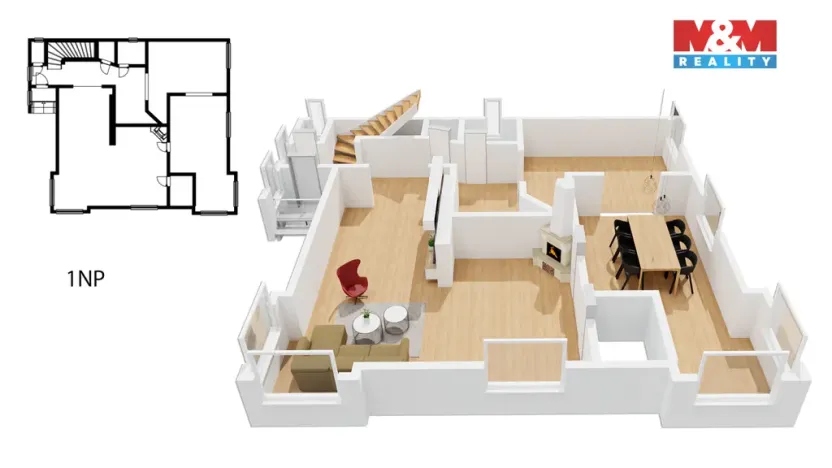 Prodej rodinného domu, Jílové, Dvořákova, 278 m2
