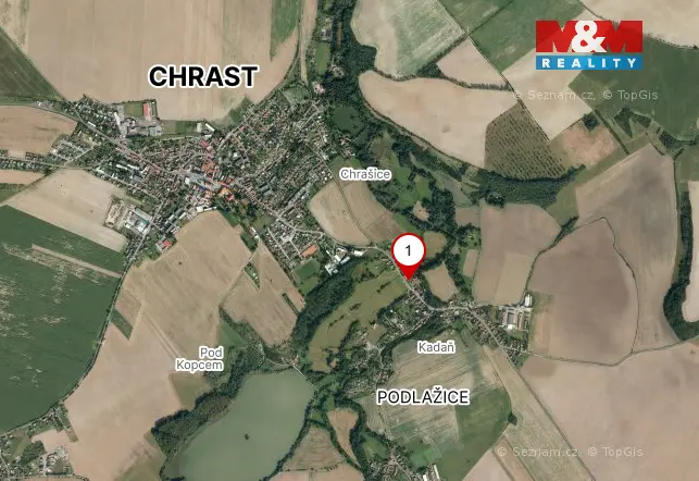 Prodej komerčního pozemku, Chrast - Podlažice, 862 m2