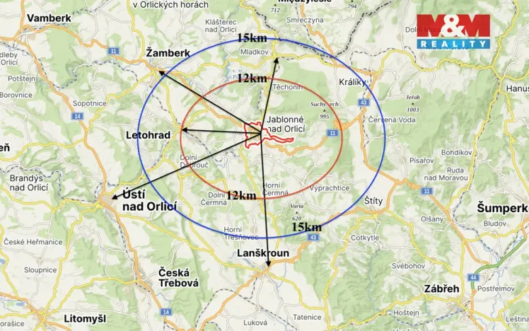 Prodej chalupy, Jablonné nad Orlicí, Potoční, 70 m2