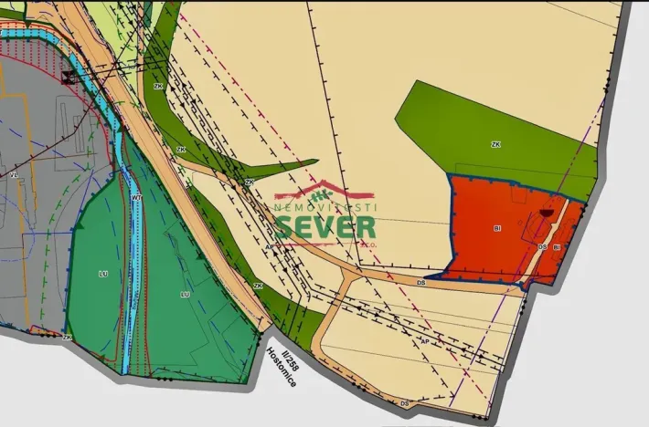 Prodej pozemku pro bydlení, Zabrušany - Želénky, 8118 m2