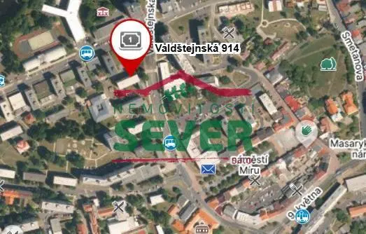 Prodej bytu 2+1, Litvínov - Horní Litvínov, Valdštejnská, 52 m2