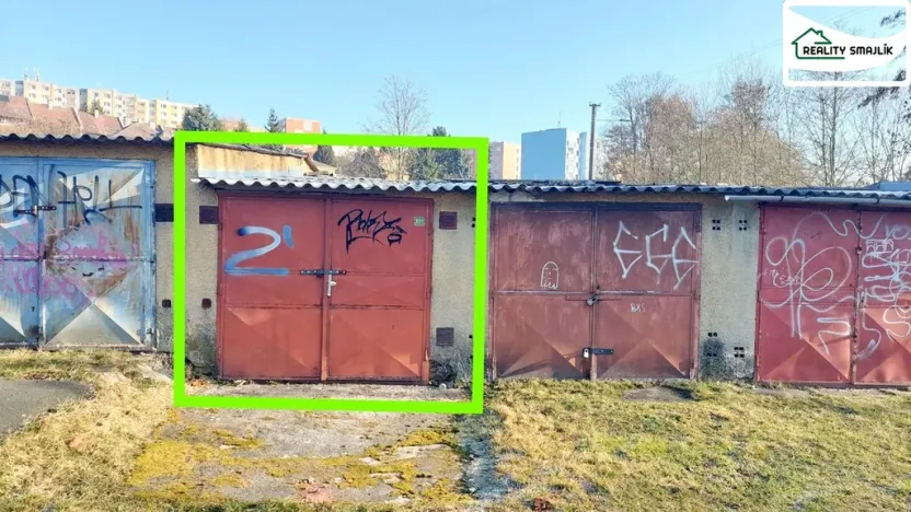 Pronájem garáže, Cheb, Boženy Němcové, 19 m2