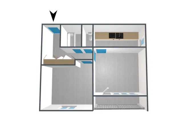 Pronájem bytu 2+1, Liberec, Aloisina výšina, 57 m2
