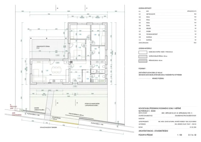 Prodej rodinného domu, Měřín, 130 m2