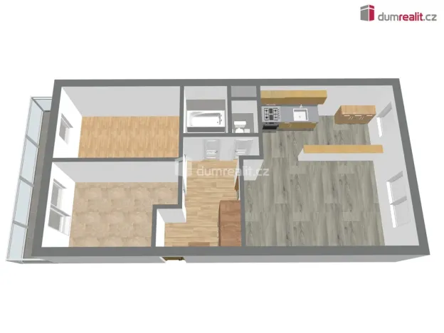 Prodej bytu 3+1, Roudnice nad Labem, Okružní, 67 m2