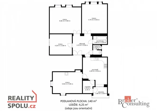 Prodej bytu 4+1, Brno, Vinohrady, 135 m2