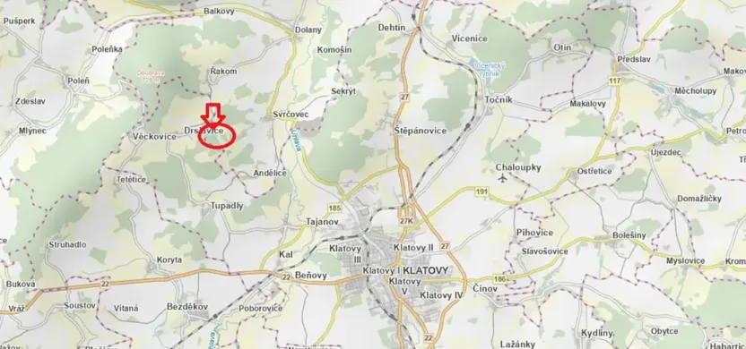 Prodej lesa, Dolany, 3023 m2