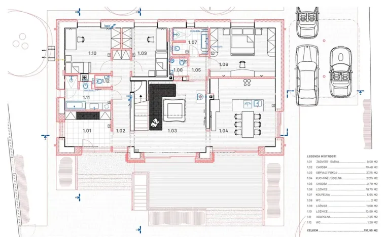 Prodej rodinného domu, Valtice, Modřínová, 264 m2