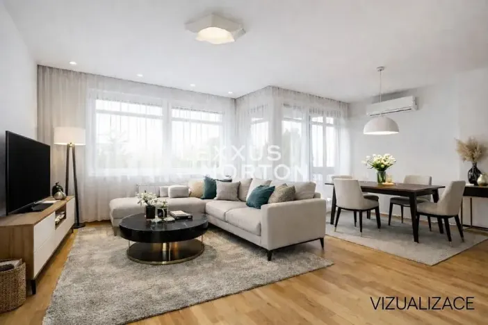 Prodej bytu 2+kk, Praha - Libeň, Nad Okrouhlíkem, 66 m2