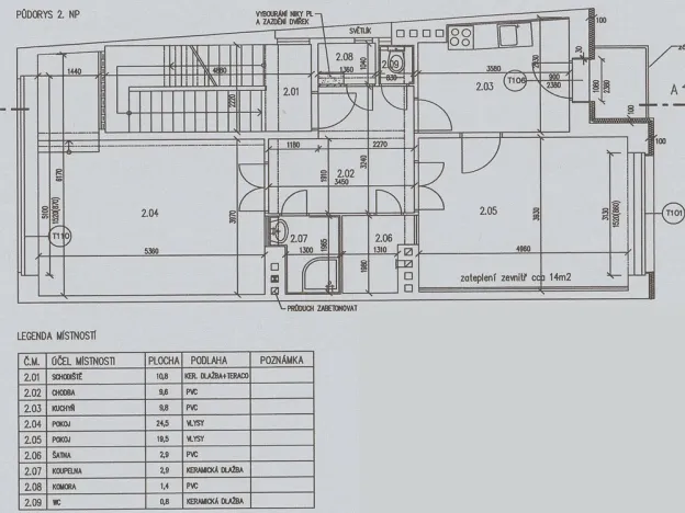 Pronájem bytu 2+1, Brno, Šeránkova, 76 m2