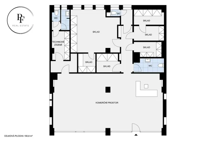 Pronájem obchodního prostoru, Praha - Holešovice, Ortenovo náměstí, 150 m2