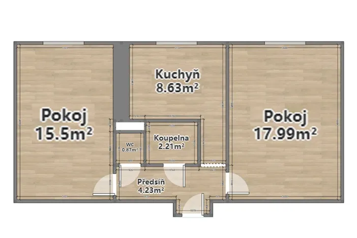 Pronájem bytu 2+1, Plzeň - Východní Předměstí, Neumannova, 54 m2