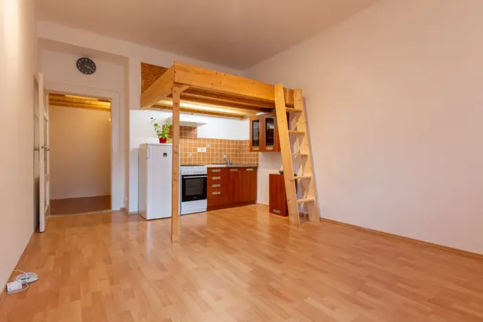 Pronájem bytu 1+kk, Praha - Žižkov, Sudoměřská, 28 m2