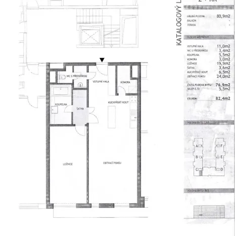 Pronájem bytu 2+kk, Praha - Karlín, Rohanské nábřeží, 80 m2