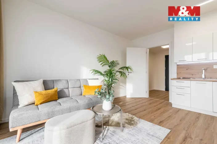 Pronájem bytu 1+kk, Kladno - Dubí, Ke křížku, 28 m2