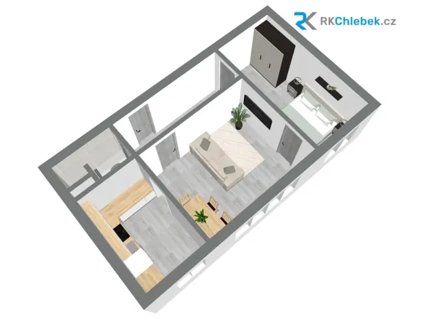 Prodej bytu 2+1, Frýdek-Místek, M. Chasáka, 46 m2