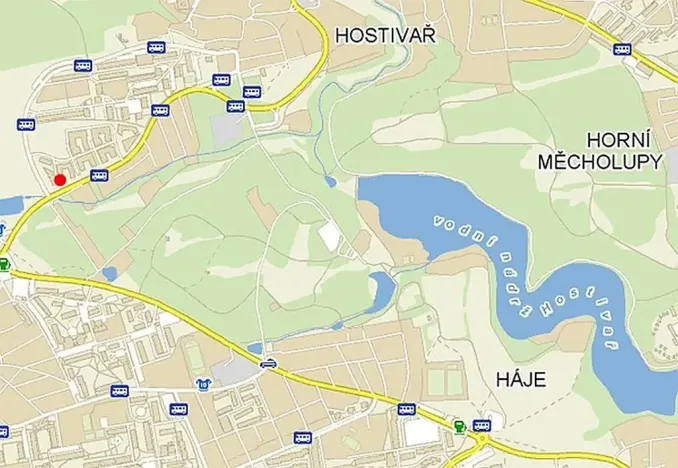 Pronájem bytu 1+kk, Praha - Hostivař, Athénská, 35 m2