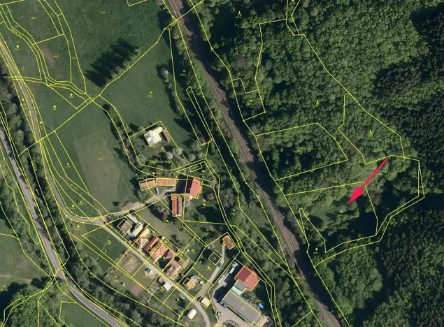 Prodej lesa, Lužná, 3589 m2