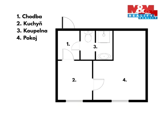 Prodej bytu 1+1, Olomouc - Pavlovičky, Edisonova, 27 m2