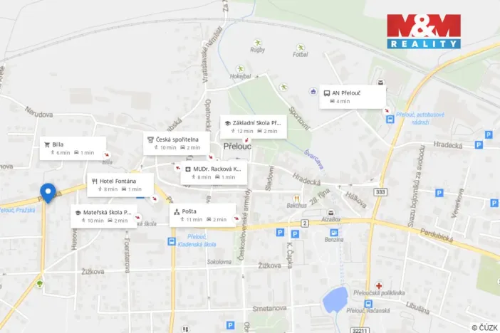 Prodej restaurace, Přelouč, Havlíčkova, 350 m2