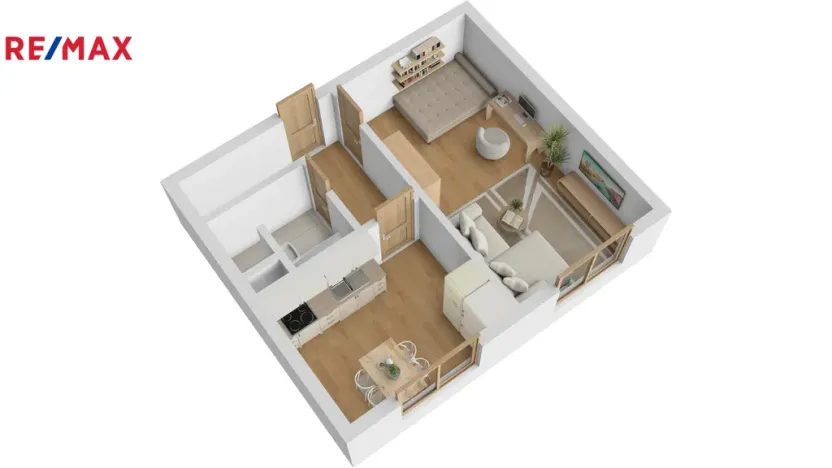 Pronájem bytu 1+1, Hradec Králové - Nový Hradec Králové, třída Edvarda Beneše, 40 m2