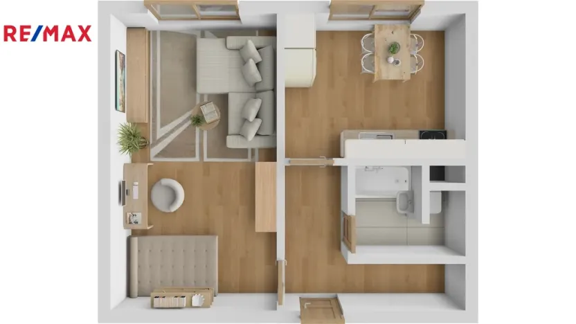 Pronájem bytu 1+1, Hradec Králové - Nový Hradec Králové, třída Edvarda Beneše, 40 m2