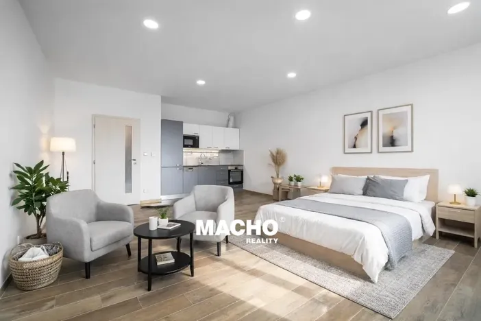 Pronájem bytu 1+kk, Praha - Michle, U plynárny, 31 m2