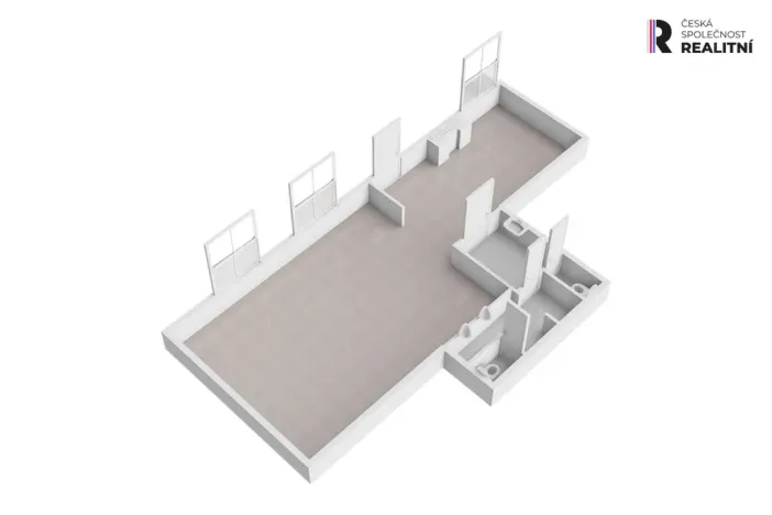 Pronájem kanceláře, Praha - Řepy, 60 m2