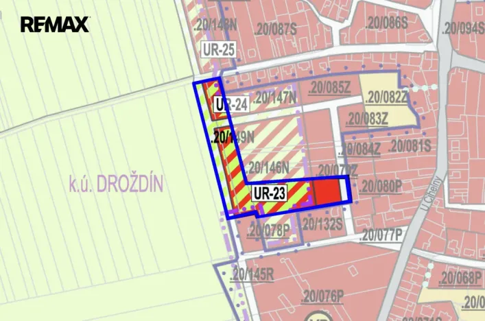 Prodej pozemku pro bydlení, Olomouc - Droždín, 11021 m2