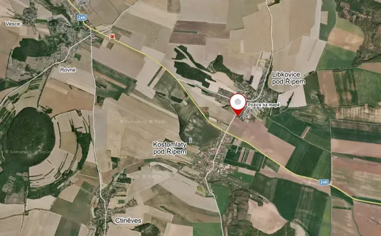 Prodej komerčního pozemku, Libkovice pod Řípem, 1173 m2