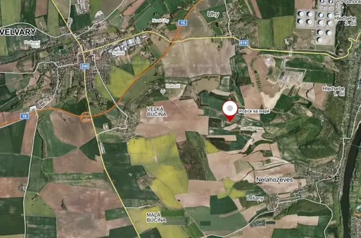 Prodej zahrady, Uhy, 20127 m2