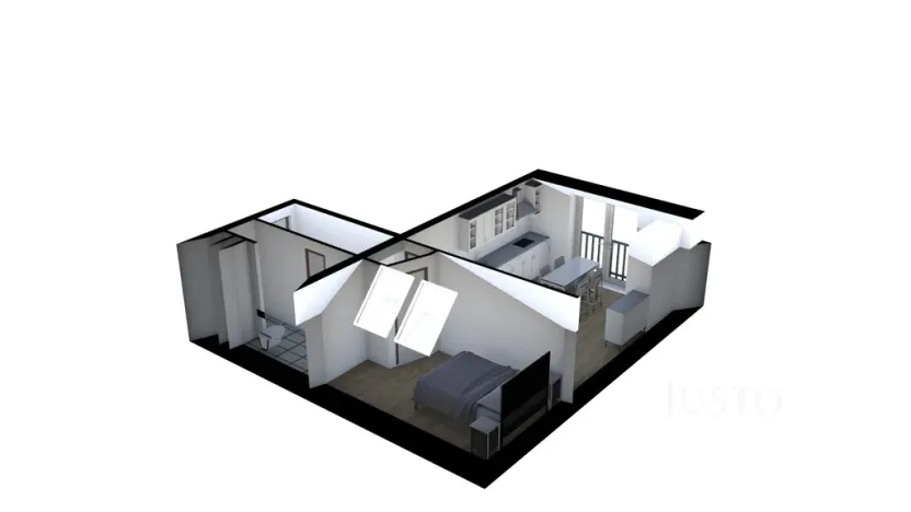 Pronájem bytu 2+kk, Písek, Bořivojova, 35 m2