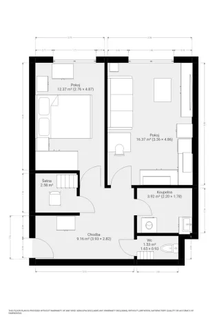 Pronájem bytu 2+kk, Brno - Medlánky, Hrázka, 49 m2