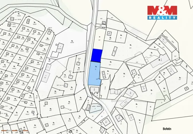 Pronájem zahrady, Stružnice - Bořetín, 350 m2