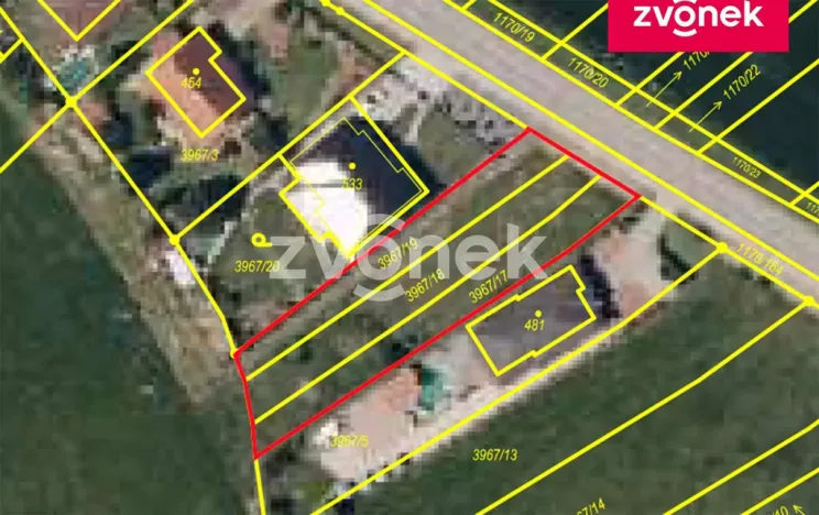 Prodej pozemku pro bydlení, Kudlovice, 1084 m2